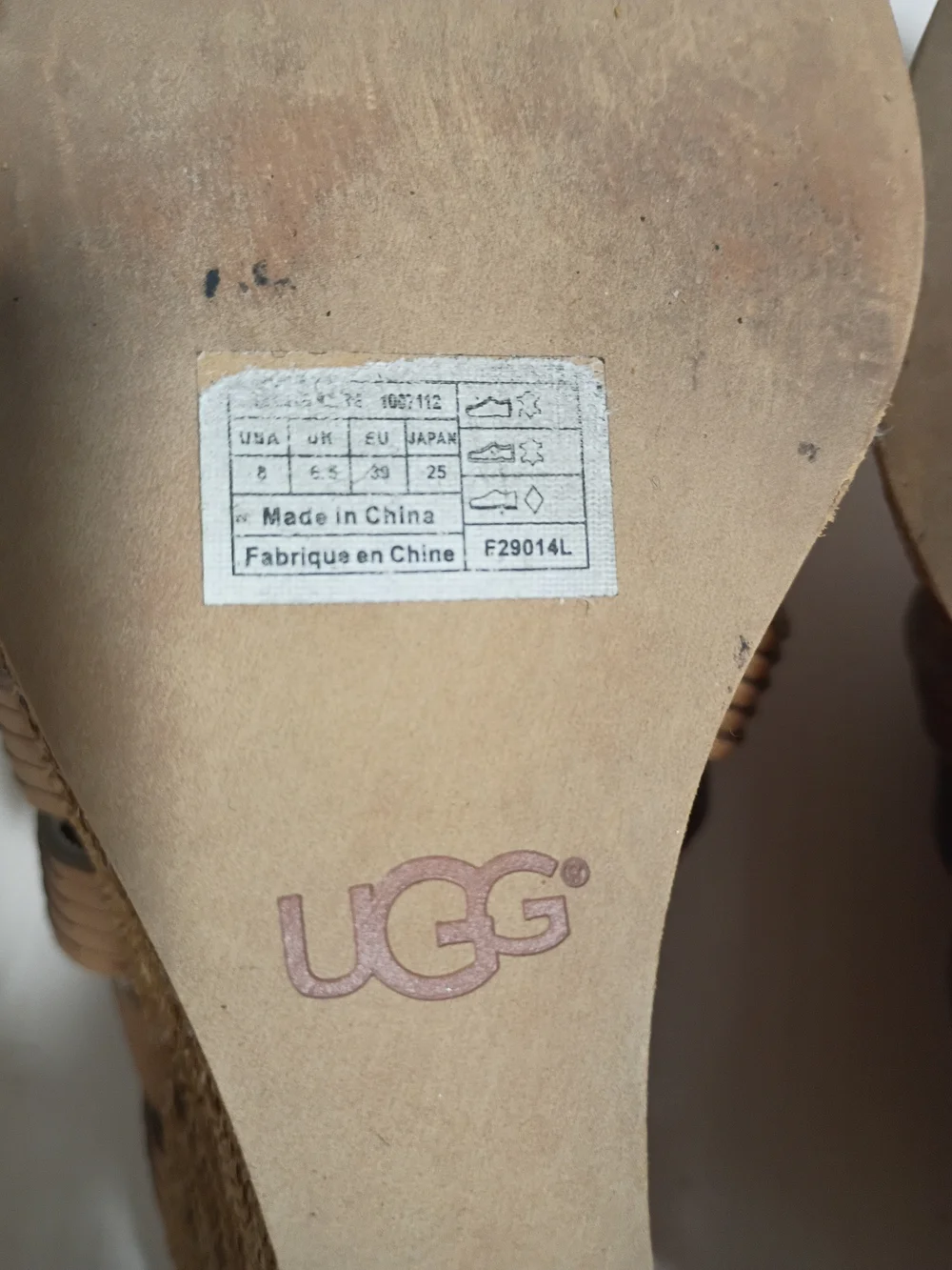 UGG woven leather